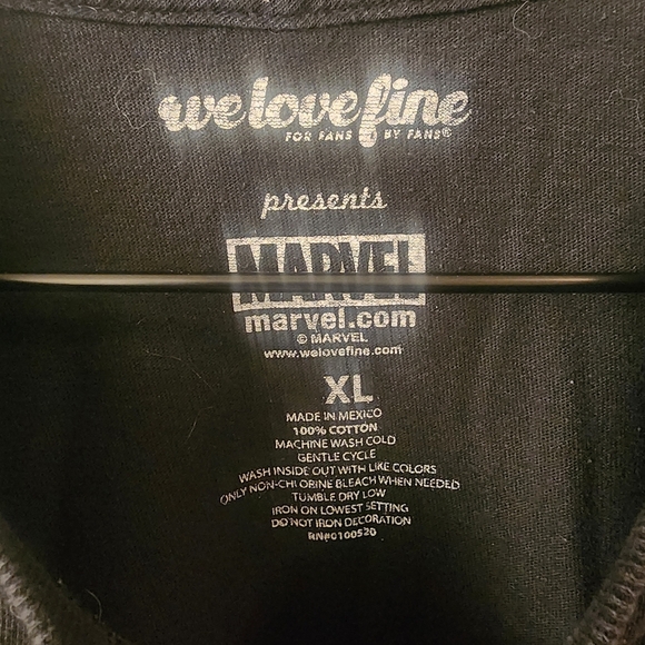 Thanos Marvel x We Love Fine 100% Cotton Shirt Mens sz XL - Picture 3 of 4